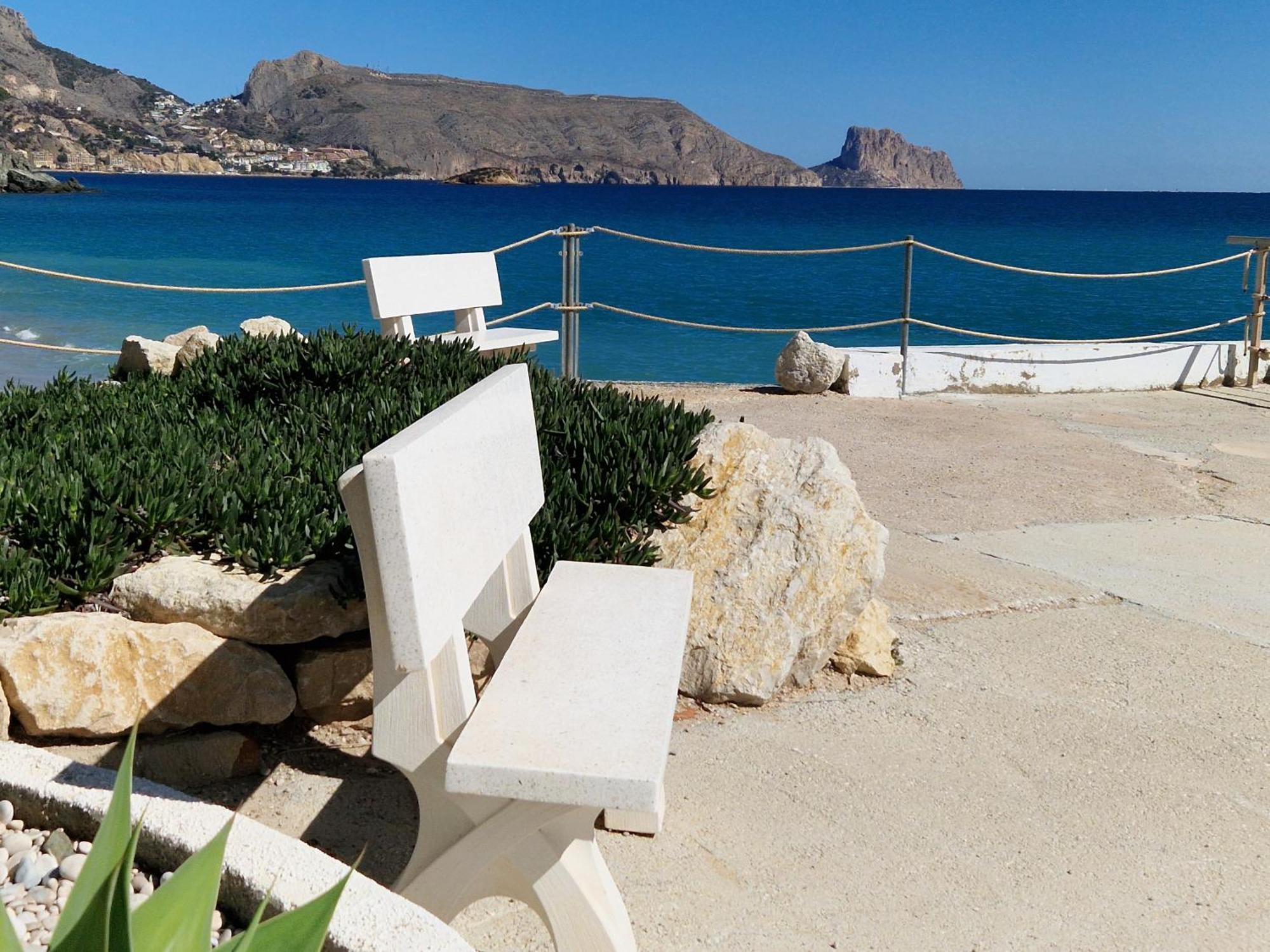 Azul - Estudio Con Vistas Al Mar, Piscina Y Acceso Directo A La Playa By Redi Altea Ngoại thất bức ảnh