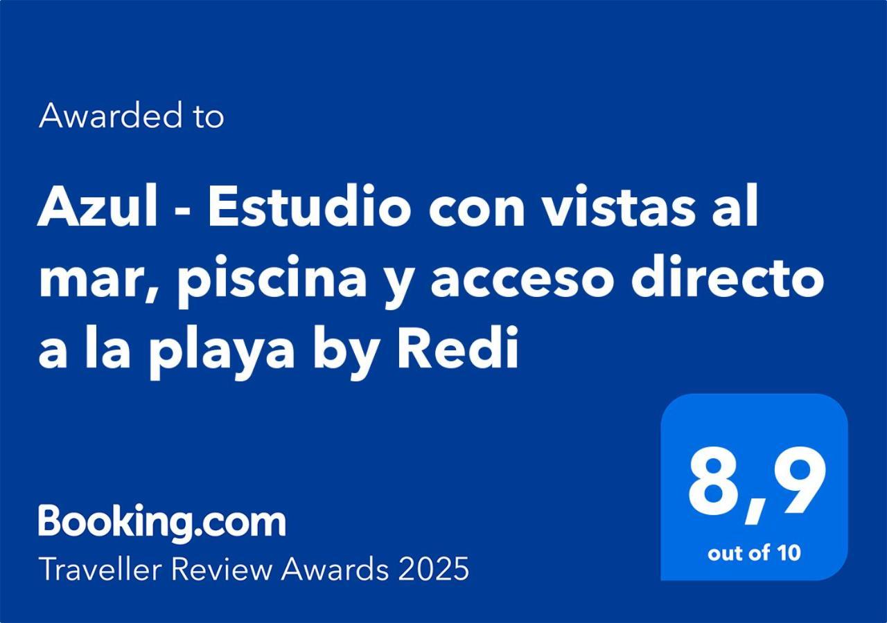 Azul - Estudio Con Vistas Al Mar, Piscina Y Acceso Directo A La Playa By Redi Altea Ngoại thất bức ảnh